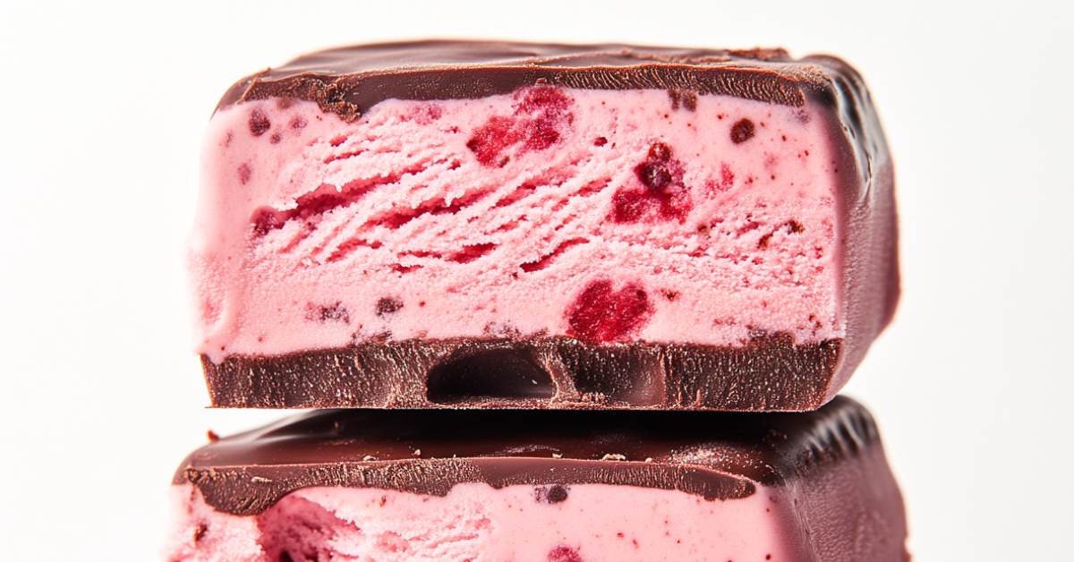 Indulge Guilt-Free: Chocolate Strawberry Magic Shell Froyo Bars